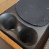 Schwarze 2-wege Bassreflex Boxen Hifi Lautsprecher Boxen