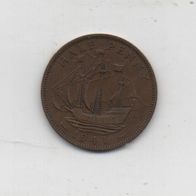 Münze England Half Penny 1941