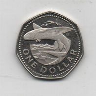 Münze Barbados 1 Dollar 1973