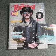 RockHard August 2015 mit CD und Bericht von Lemmy (T#)