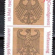 Bund 1969 Mi. 585 * * 20 Jahre Bundesrepublik Deutschland Postfrisch (br0692)