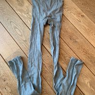 graue Damenstrumpfhose, Leggings, Damenstrickleggings, Gr. 36/38