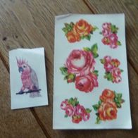 DDR, Oastalgie, Tattoo, Klebetattoo, Blumentattoo