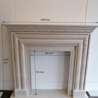 kamin aus Natur Marmor, Marmorkamin- Umrandung, Kaminverkleidung, Marmorkamin