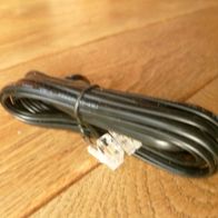 3 m Telefon Kabel mit Stecker, Fax, Modem