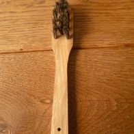 Schuhputzbürste mit Holzgriff, Schuhbürste, Schuhpflege