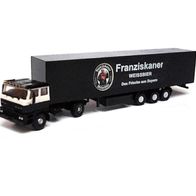 DAF 2800 ´74, Koffer-Sz., schwarz, Franziskaner, gesupert, Ep4, Gabor / Herpa, Spur N