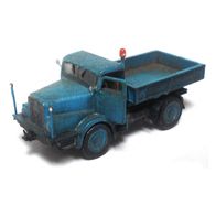 IFA H6 ´52, Kipper, blau, offene Fahrertür, Kleinserie, Ep3, Haener, Spur N