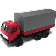 KamAZ 4320 ´76, Pritsche / Plane, rot-grau, Kleinserie, Ep4, RK-Modelle, Spur N