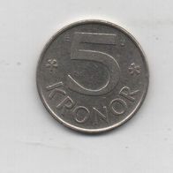 Münze Schweden 5 Kronen 1979