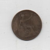Münze England. 1 Penny 1919