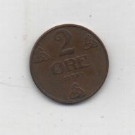 Münze Norwegen 2 Öre 1950