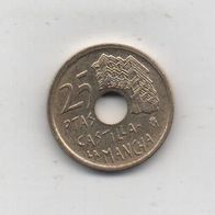 Münze Spanien 25 Peseten 1996