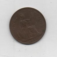Münze England 1 Penny 1947