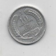 Münze Chile 10 Peso Un Condor 1958