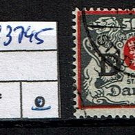 Los H23745: Danzig Dienst Mi. 39, gest., vermutlich falsch zum Lückenfüllerpreis