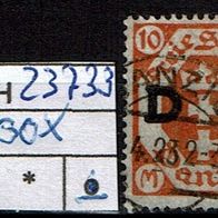 Los H23733: Danzig Dienst Mi. 31 X, gest