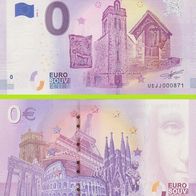 0 Euro Schein Sanctuaires de Belpeuch UEJJ 2018-4 selten Nr 3503