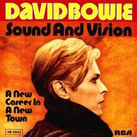 David Bowie - Sound And Vision / A New Career In A New Town -7"- RCA PB 0905 (D) 1977