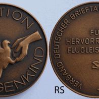 Essen Verband Deutscher Brieftaubenliebhaber e.V. Aktion Sorgenkind Medaille 43 x4mm