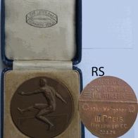 Flensburg Sportmedaille in Bronze vom 22.8.1920 im 30 km Wettgehen signiert Wynand