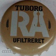 Tuborg RA ufiltreret Bier Brauerei Kronkorken Dänemark Kronenkorken neu in unbenutzt