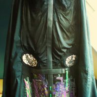 Damen Rock Schwarz-Grün-Violett-Silber Gr.50-52-54-56 Einzelexemplar!