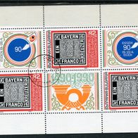 Mo009 Briefmarkenausstellung Essen, Rumänien, 3831 Kleinbogen gestempelt o 2,50 M€
