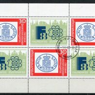 Mo013 Briefmarkenausstell. Finlandia, Rumänien, Kleinbogen 3664 gestempelt o 1,60 M€