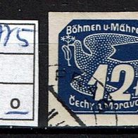 Los H23775: Böhmen & Mähren Mi. 47, gest. Rand