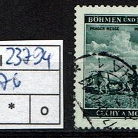 Los H23794: Böhmen & Mähren Mi. 76, gest