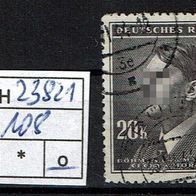 Los H23821: Böhmen & Mähren Mi. 108, gest