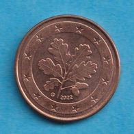 Deutschland 5 Cent 2022 G