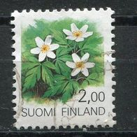 F0124 Suomi Finnland 1100 gestempelt o 0,30 M€