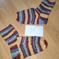 selbst gestrickte Strümpfe Socken Strickstrümpfe Größe 40