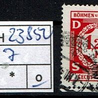 Los H23850: Böhmen & Mähren Dienst Mi. 7, gest