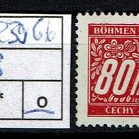 Los H23966: Böhmen & Mähren Porto Mi. 8, gest