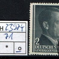 Los H23974: Generalgouvernement Mi. 71, gest