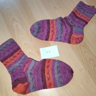 selbst gestrickte Strümpfe Socken Strickstrümpfe Größe 44