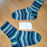 selbst gestrickte Strümpfe Socken Strickstrümpfe Größe 43 / 44