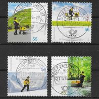 018) BRD/ Bund 2005 Post Mi. Nr. 2447/48 + 81/82 Satz gestempelt
