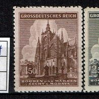 Los H17434: Böhmen & Mähren Mi. 140/41 * *