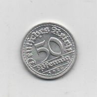 Münze. Deutsches Reich 50 Pfennig 1920