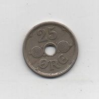 Münze Dänemark 25 Öre 1924