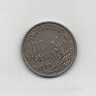 Münze Frankreich 100 Franc 1955
