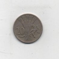 Münze Tschechische Republik 20 Heller 1921