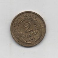Münze Frankreich 2 Franc 1936