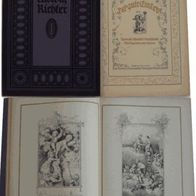 Richter Ludwig 1920 Auswahl der schönsten Holzschnitte mit Sprüchen und Liedern.