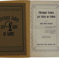 Ernst Daube, Ollerhand Sochen zen Lasen un Lochen, Oskar Bonde Verlag, 158 Seiten