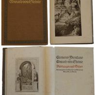 Clemens Brentano und Edwards von Steinle 1909 Dichtungen und Bilder, Buch 217 S.